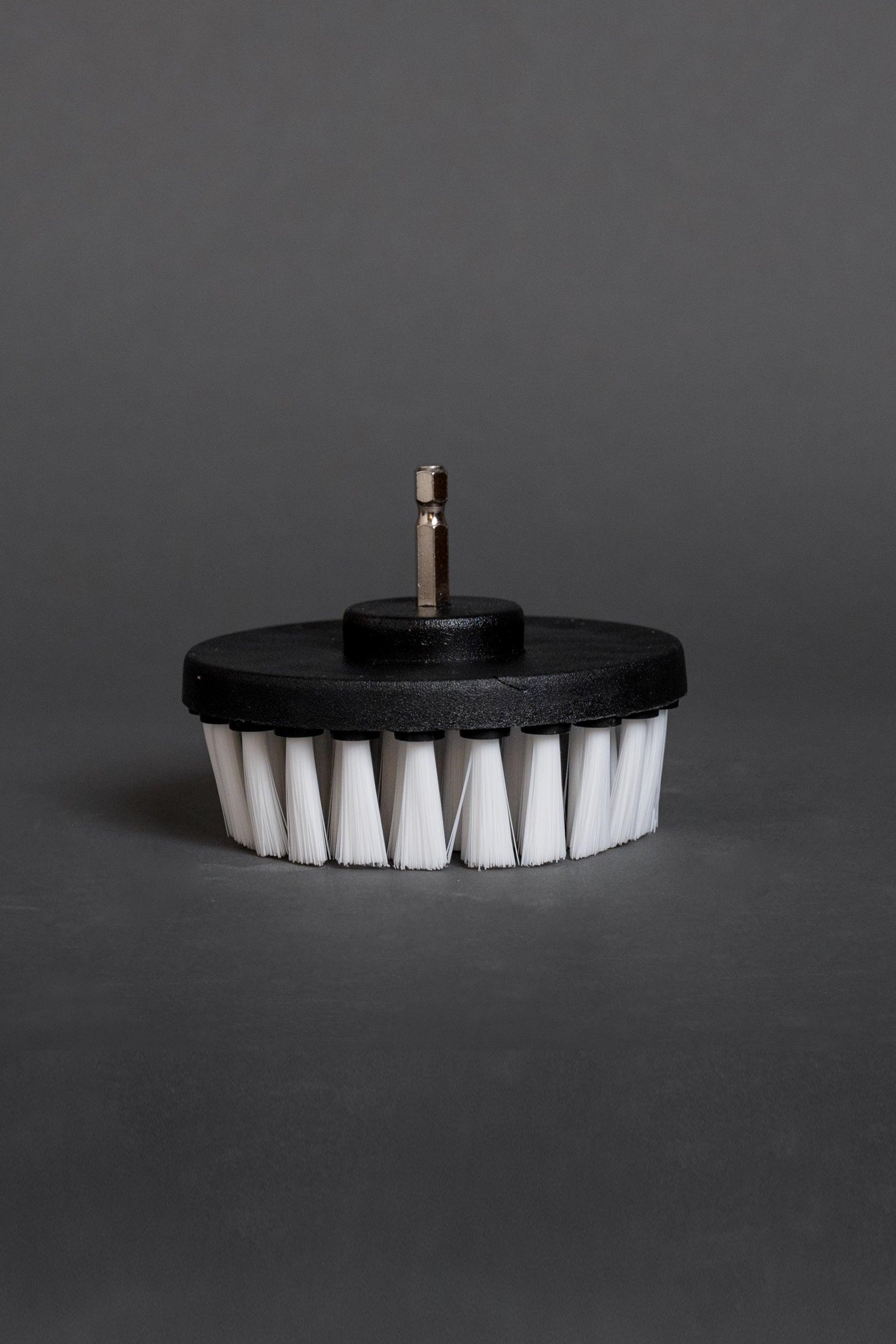 Plastic Round Electric Drill White Brush