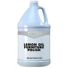 GENLABS Lemon Oil Furniture Polish, Gallon