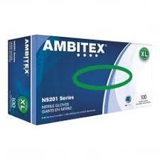 AMBITEX NITRILE GLOVES,  XLarge