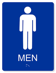 Men's Restroom Sign