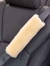 WOOL SHOP SEATBELT STRAP COVER