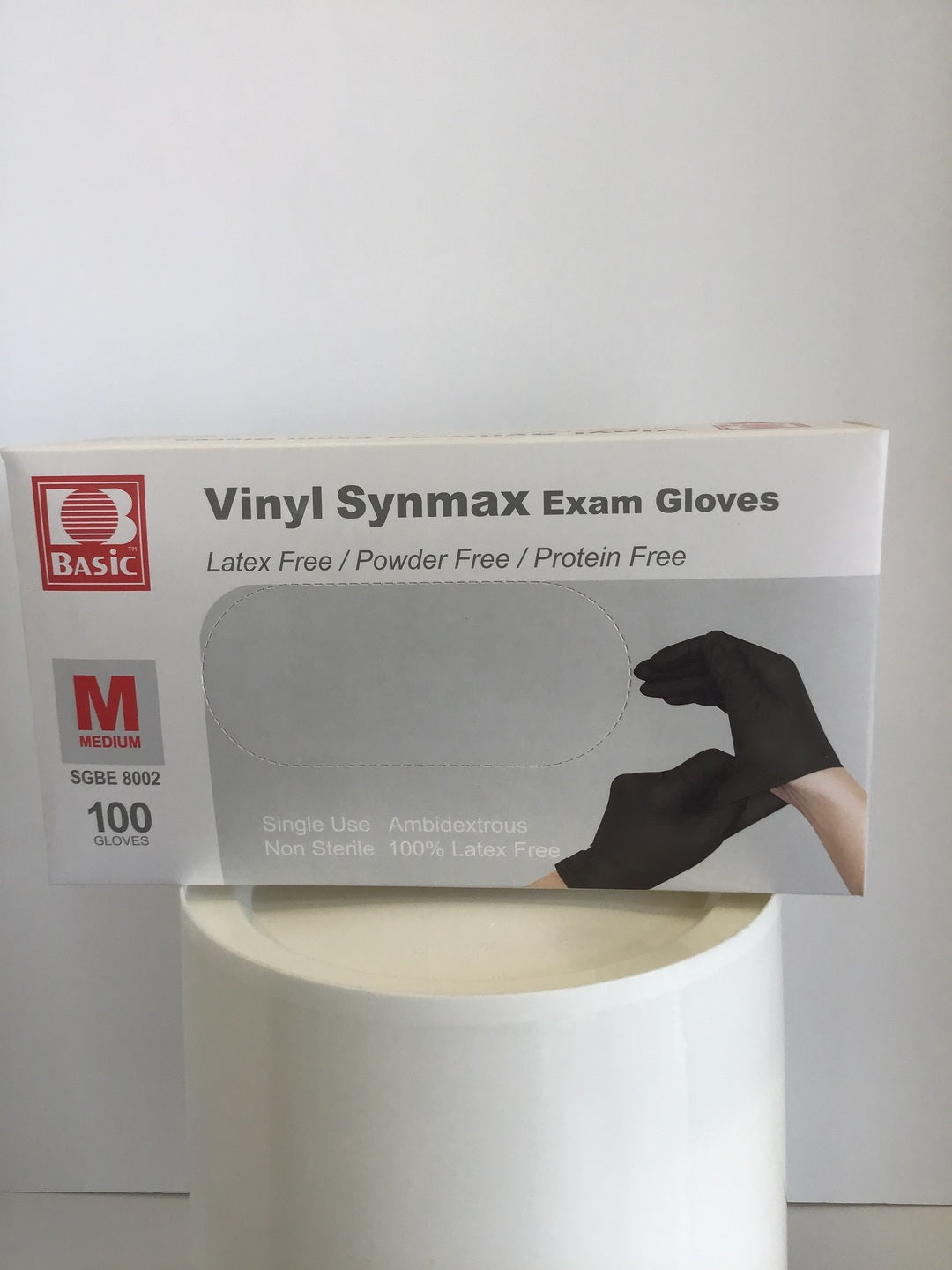 VINYL SYNMAX EXAM GLOVES, Medium