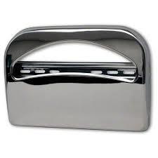 Toilet Seat Cover Dispenser - Brushed Chrome