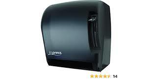 Lever Roll Towel Dispenser, blk