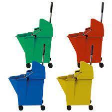 YELLOW Lady Pick Up & Go System Mopping System  (Inc. mop with handle)