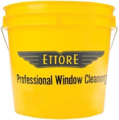 Ettore  3.5 Gallon Yellow Window Washing Bucket