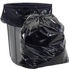 Trash Can Liner 36x58 (1.8 mil) 55 Gal, Black  (100/Case)