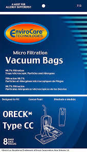 ENVIROCARE Oreck Bags, Type CC  (8pk)