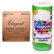 ELEGANT 2-ply Paper Towel Roll  70 Sheets/Roll - 30/Case