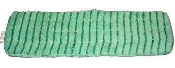 18" Green Textured Scrubbing Pad, Flat Mop