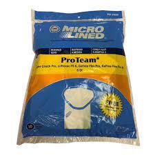 PROTEAM Microlined Paper Bags, 6 quart / Super Coach Pro.....10 Pk