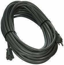 COMMERCIAL EUREKA Vacuum Cord, 50ft, Black  18/3