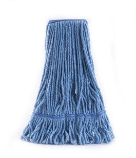 Blue Super Clean Loop End Mop (1.25''Polyester headband) #20 OzCOTTON