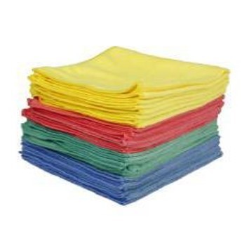 Basic Microfiber Cloth  YELLOW 16x16 EA