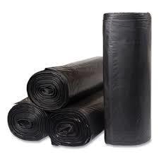 BOARDWALK Low Density Can Liners, 33"x39", 33 GAL, 1.6 Mil , BLACK,  10 Rolls/10per Roll