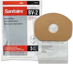 SANITAIRE Paper Vacuum Bags for SC412, SC4115 Models, 5 Pk (fits Carpet Pro SC-BP1, Power Flite BF600BP)