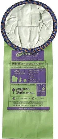 PROTEAM Paper Bags  1Opk/6 Quart Micro Filter